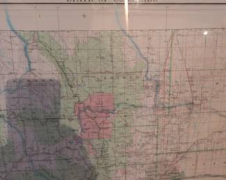 State of Colorado Topographic Map  USGS second image