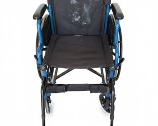 Drive Medical Blue Streak Lightweight Transport Wheelchair