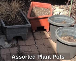 Assorted Plant Pots