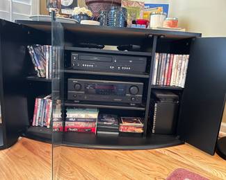 DVD's, VHS's, CD's Funai DVD/VHS player, Denon AVR-1505 surround sound receiver