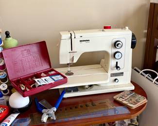 Bernina Sewing Machine with case and accessories