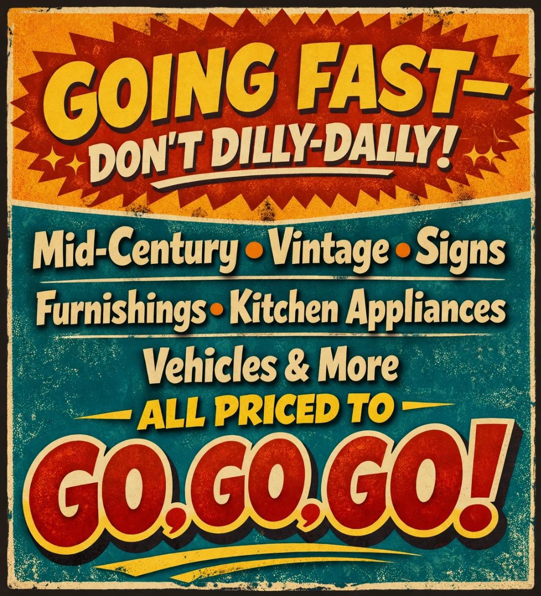Vintage+ MCM+ Vehicles+ Tools+ Furnishings+ Tools+ MORE