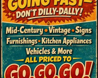 Vintage+ MCM+ Vehicles+ Tools+ Furnishings+ Tools+ MORE