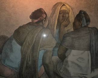 "Grupo de Mujeres Sentadas III, 1933 Artist Francisco Zuniga (1912-1988)