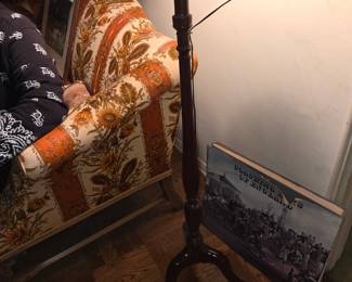 Baker Mahogany & Brass stand $450.