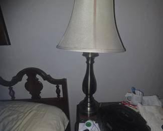 The bed, the bedding, the lamp, the clothes All for Sale