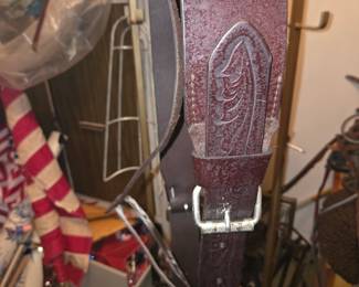 Like new condition leather cinch $50