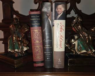RARE Marion Antique Bronze-clad Royal Knights Book-ends $500.