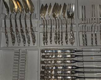 57 pieces Sterling Silverware