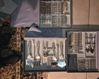 Reed & Barton Sterling Flatware $7500. 