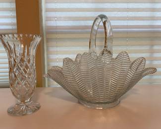 Lots of a beautiful crystal , large Victorian brid