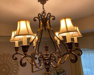 Lovely iron chandelier