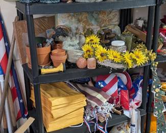 Gardening, pots, Fourth of July, and other summer decor