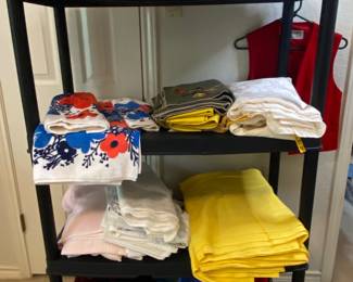 vintage, linens, velvet, towels,