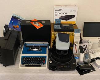 Vintage and newer electronic items