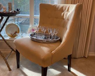 Pair, nice mid-century side chairs