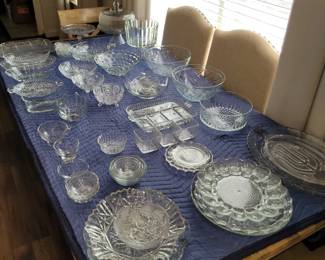 Various Crystal & Glass Items (Dining Rm. Set / NOT FOR SALE)