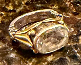 Another rock crystal ring