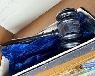 1940's judges gavel.