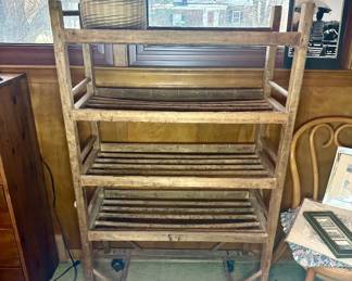 Antique cobblers rack, so cool!