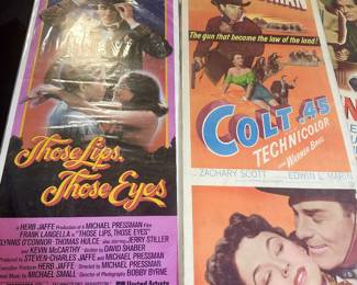Movie poster inserts.
