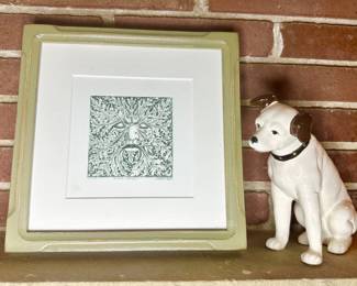 Vintage Nipper ceramic bank.