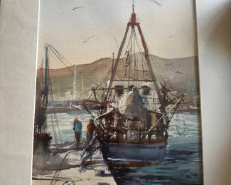 Original water color from the Michigan artist Sandra Strohschein.