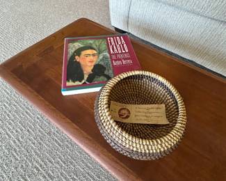 One of several Native American baskets throughout the home.