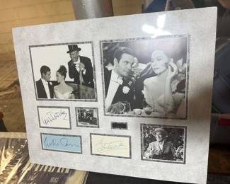 Gigi movie stills & 3 autographs with COA