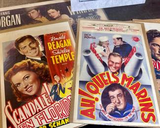 French movie posters 1940-50's.
