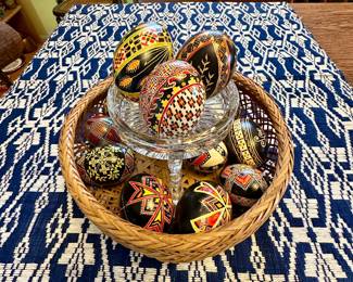 Real Ukrainian Easter eggs, Pysanky.