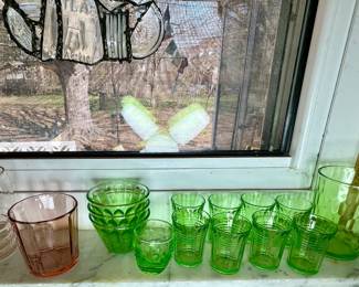 Uranium glass.