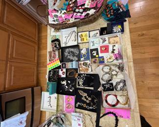 Jewelry, featuring some Navajo 