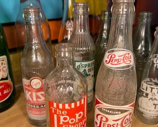 Collectable vintage bottles