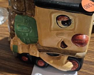 CERAMIC TRAIN PLANTER VINTAGE