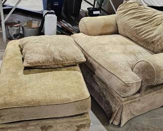 CHAIR AND OTTOMAN