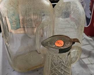 VINTAGE GLASS BOTTLES