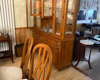 Rivers Edge hutch dinning table and buffet