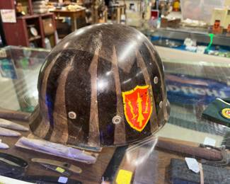Vietnam era military helmet