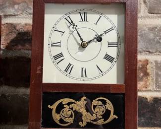Working Seth Thomas Cottage Shelf Clock. Possibly centennial clock (c 1876). includes key.