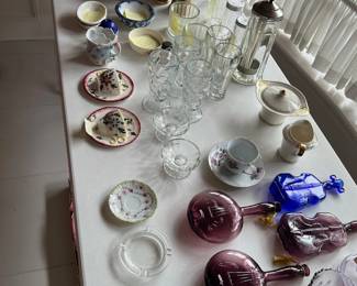Vintage glassware
