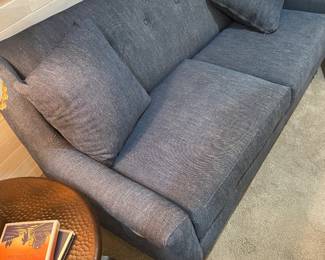 Denim Sofa w/ Charging Port