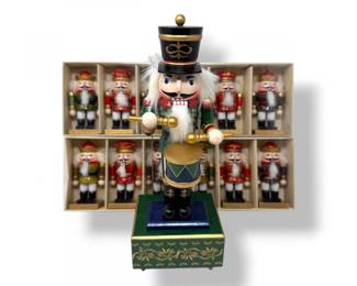 126 MarkRobertsMusicalNutcrackerwMiniWoodenNutcrackerCardHolders