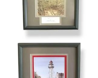 Two Great Lakes Landmark Prints, Signed