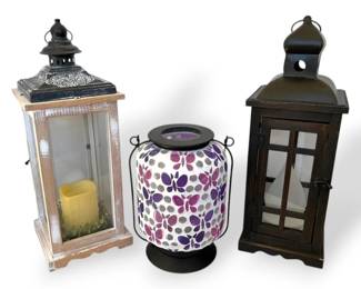 Mosaic Butterfly Lantern  More Decorative Lanterns