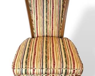 Upholstered Country Style Wooden Chair