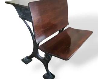 Antique School House Desk