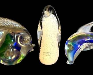 Three Glass Animals Hoglund Glass and More