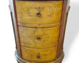 French Provincial Style Oval Side Table