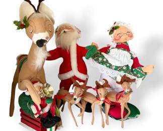 Vintage Annalee Christmas Dolls Reindeer